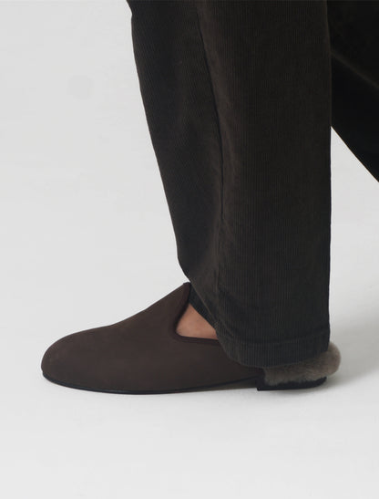 Ryn 겨울 슬리퍼 남화 브라운